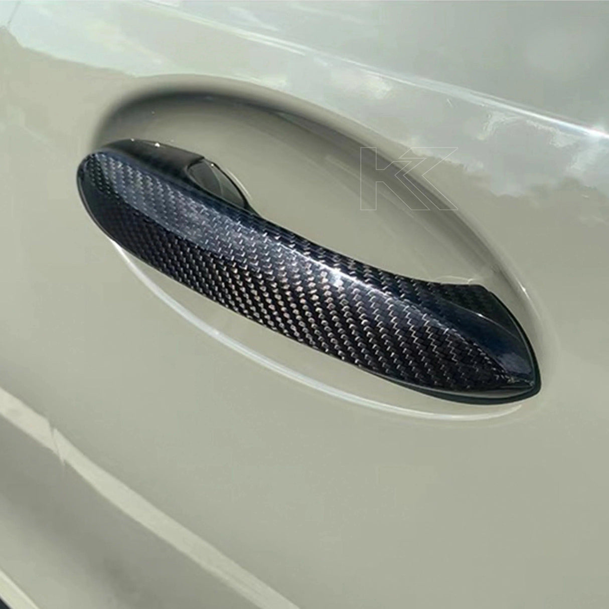 BMW 5 Series G30 F90 Carbon Fiber Door Handle Cover (2017+)