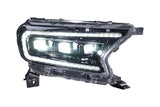 Infinite Series Headlight and DRL Grille 2pc Bundle 19-23 Ford Ranger OLM Outside Line Motoring