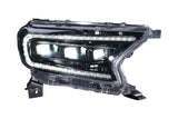 Infinite Series Headlight and DRL Grille 2pc Bundle 19-23 Ford Ranger OLM Outside Line Motoring