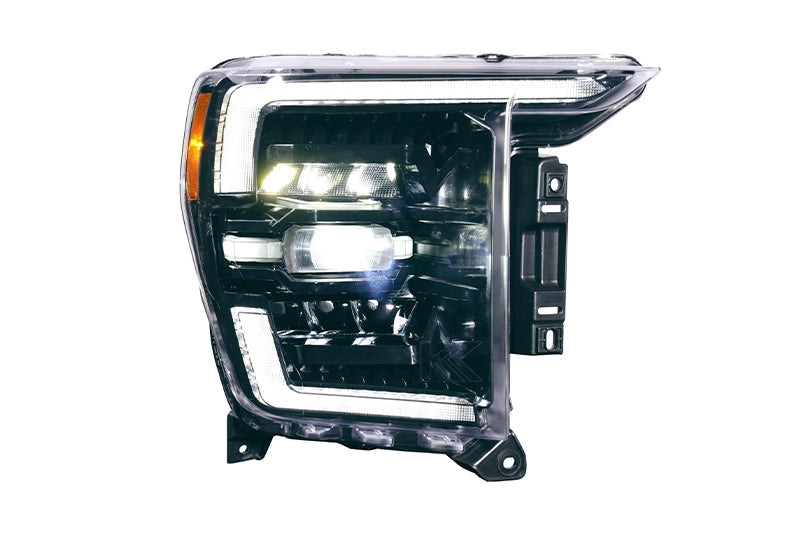 Infinite Series Headlight and DRL Grille 2pc Bundle 21-23 Ford F150 OLM Outside Line Motoring