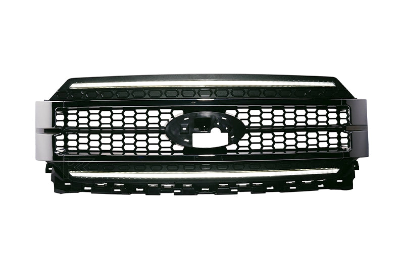 Infinite Series Headlight and DRL Grille 2pc Bundle 21-23 Ford F150 OLM Outside Line Motoring