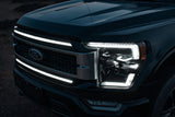 Infinite Series Headlight and DRL Grille 2pc Bundle 21-23 Ford F150 OLM Outside Line Motoring