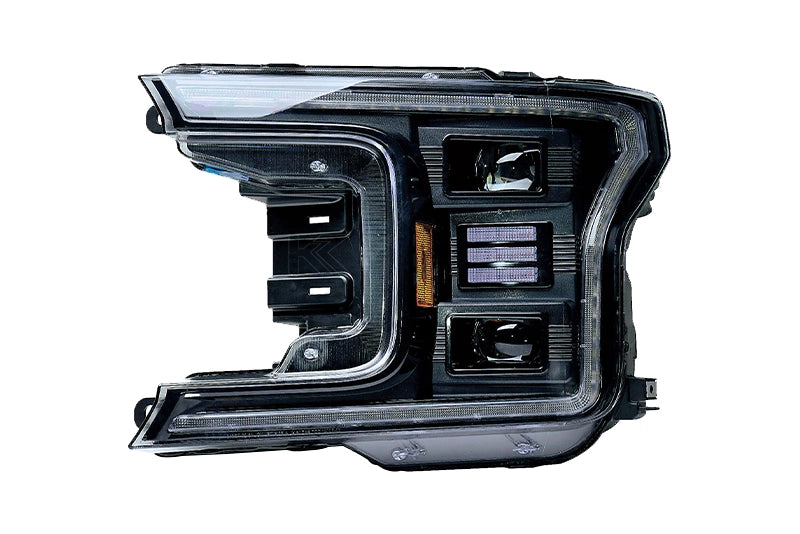 Essential Series Headlight and DRL Grille 2pc Bundle 18-20 Ford F150 OLM Outside Line Motoring