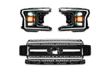Essential Series Headlight and DRL Grille 2pc Bundle 18-20 Ford F150 OLM Outside Line Motoring