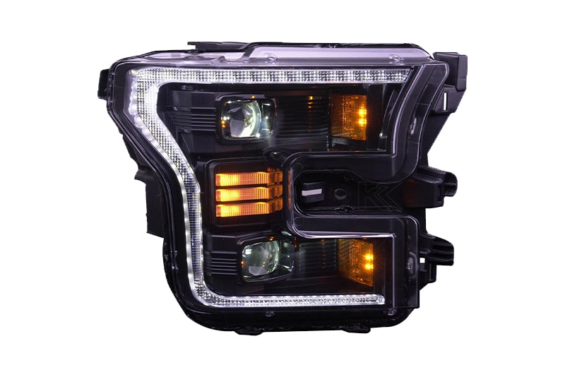 Essential Series Headlight and DRL Grille 2pc Bundle 15-17 Ford F150 OLM Outside Line Motoring