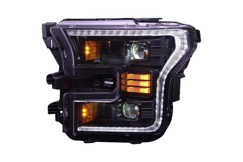 Essential Series Headlight and DRL Grille 2pc Bundle 15-17 Ford F150 OLM Outside Line Motoring