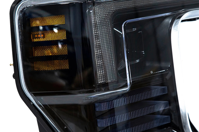 Essential Series Headlight and DRL Grille 2pc Bundle 20-22 Ford Super Duty OLM Outside Line Motoring