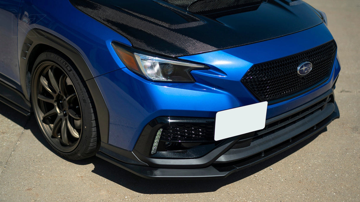 RD1 Style 3 Piece Matte Black ABS Front Lip 22-Present WRX OLM Outside Line Motoring