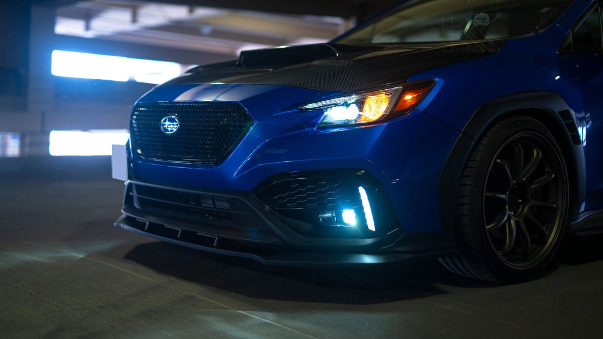 RD1 Style 3 Piece Matte Black ABS Front Lip 22-Present WRX OLM Outside Line Motoring