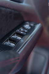 LE Carbon Fiber Window Switch Panel Covers (Set of 4) 22-Present Honda Civic Type R OLM Outside Line Motoring