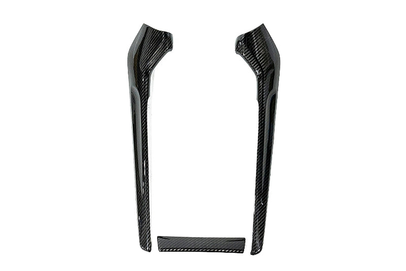 LE Carbon Fiber Shift Panel Side Covers (3pc) 22-Present Honda Civic Type R OLM Outside Line Motoring