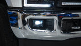 15-20 F150 17-22 F250 F350 LED Fog Lights w/Black Housing OLM