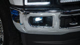 15-20 F150 17-22 F250 F350 LED Fog Lights w/Black Housing OLM