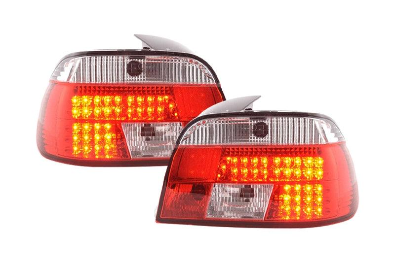 BMW 5-series E39 Sedan Red LED Taillights Set (1995-2000) - K2 Industries
