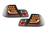BMW 3-series E46 Coupe Black LED LightBar Taillights Set (2003-2007) - K2 Industries