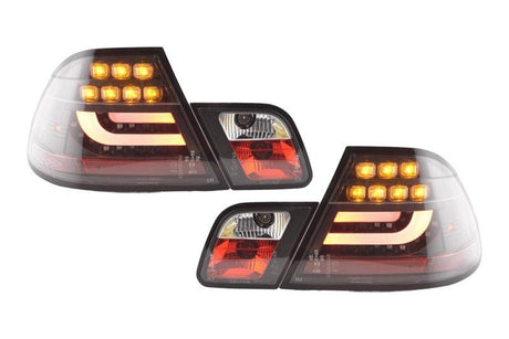 BMW 3-series E46 Coupe Black LED LightBar Taillights Set (1999-2002) - K2 Industries