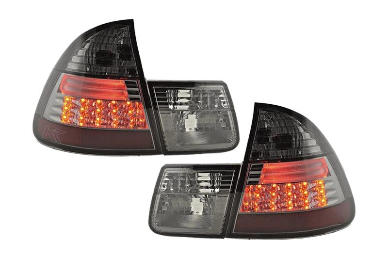 BMW 3-series E46 Wagon/Touring Smoked LED Taillights Set (1999-2005) - K2 Industries