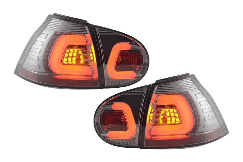 VW Golf 5 Mk5 Chrome Smoked LED Tail Lights (2003-2008) - K2 Industries