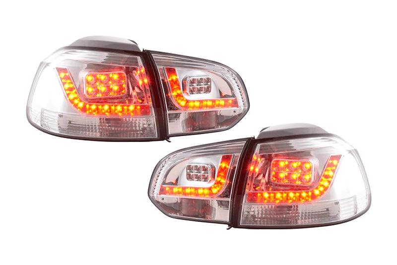 VW Golf Mk6 GTI LED Clear Tail Lights V2 (2008-2014) - K2 Industries