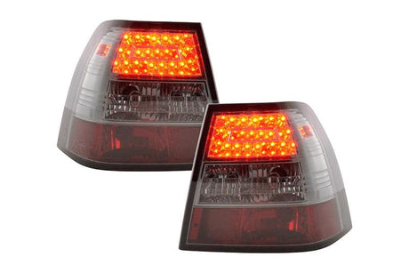 Volkswagen Jetta Mk4 (Bora) Type 1J Chrome Smoke LED Taillights Set (1998 - 2003) - K2 Industries