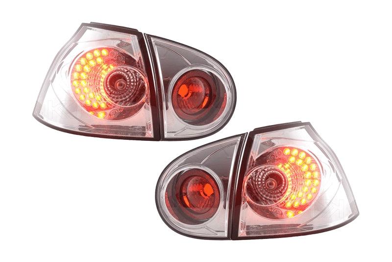 VW Golf 5 Mk5 OEM Style Chrome Tail Lights (2003-2008) - K2 Industries