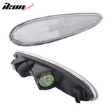 2000-2003 Nissan Maxima JDM Black Front Bumper Side Marker Lights