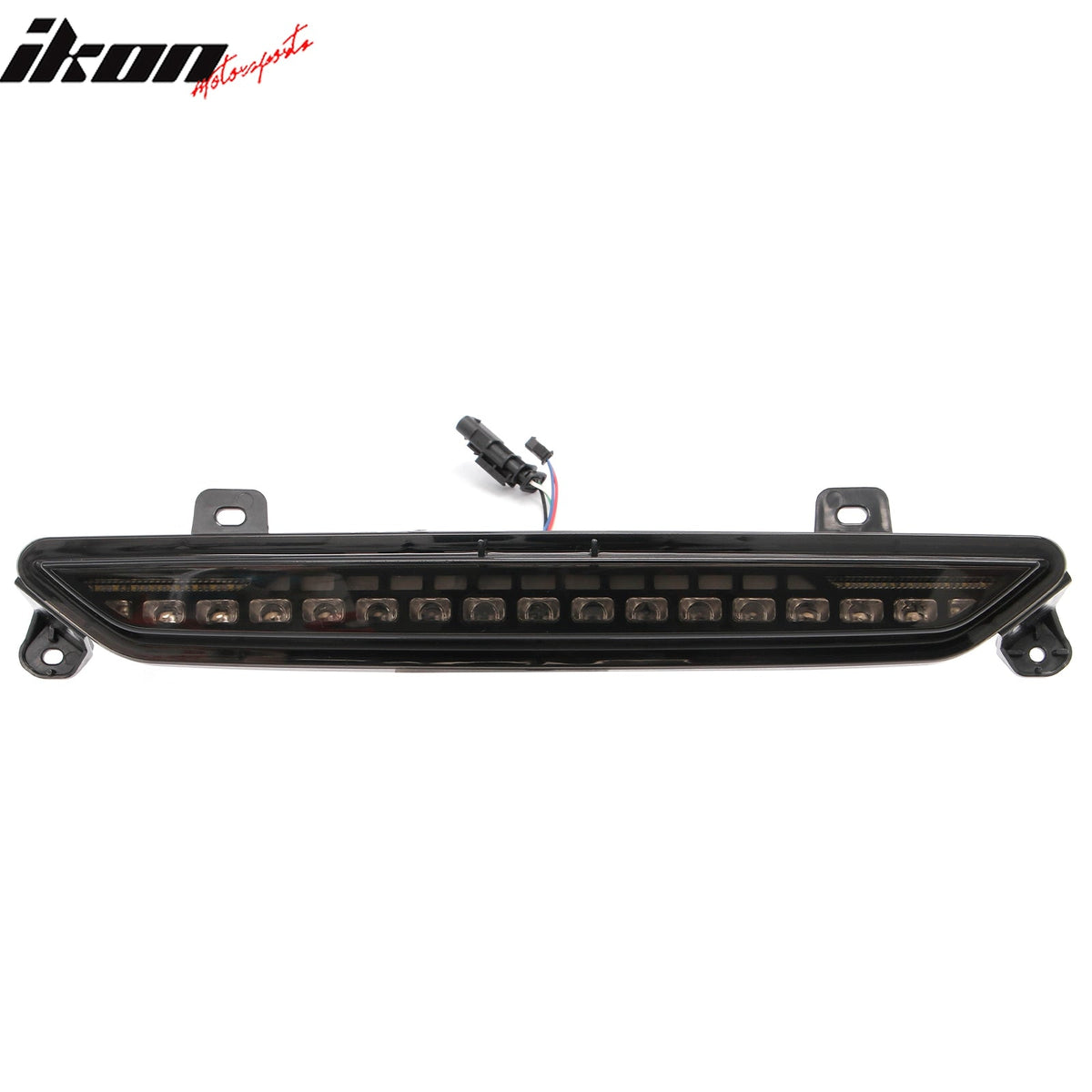 2024-2026 Ford Mustang GT-S Style Red Rear Bumper Brake Light Smoked Len ABS