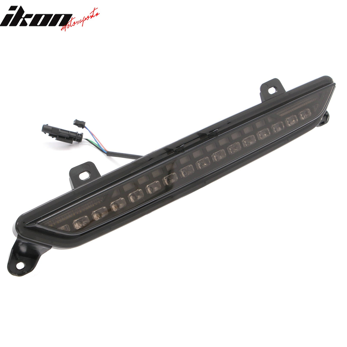 2024-2026 Ford Mustang GT-S Style Red Rear Bumper Brake Light Smoked Len ABS