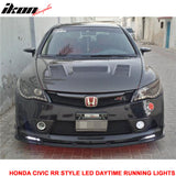 Fits 06-11 Civic Mugen RR Front Bumper & Daytime Running Fog Lamp