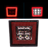 Universa Square Red LED Rear Tail Third 3RD Brake Lights