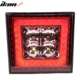 Universa Square Red LED Rear Tail Third 3RD Brake Lights