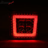 Universa Square Red LED Rear Tail Third 3RD Brake Lights