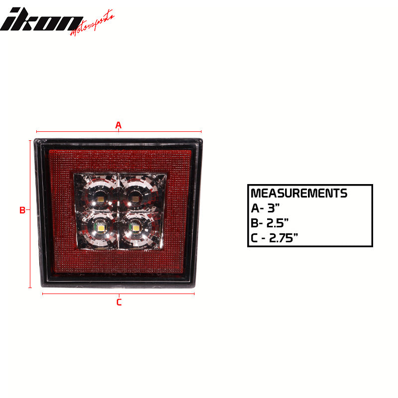 2015-2023 Charger SRT Rear Diffuser PP 3RD LED Brake Lamp
