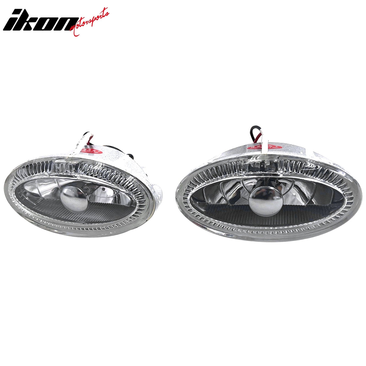 Universal 2PCS Right Left RH LH Front Bumper Driving Fog Lights Halogen Lamps Assembly Replacement W/Wiring Harness Super White LED