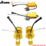 25W H4 Dual Beam LED kit w/ Fits 99-00 Civic JDM Housing Headlight