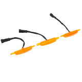 LED Grille Light for Chevy Silverado & GMC Sierra 1500 2500 3500 3PC Amber