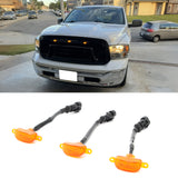 LED Grille Lights Replacement for Dodge Ram 1500 2500 3500 Classic Amber