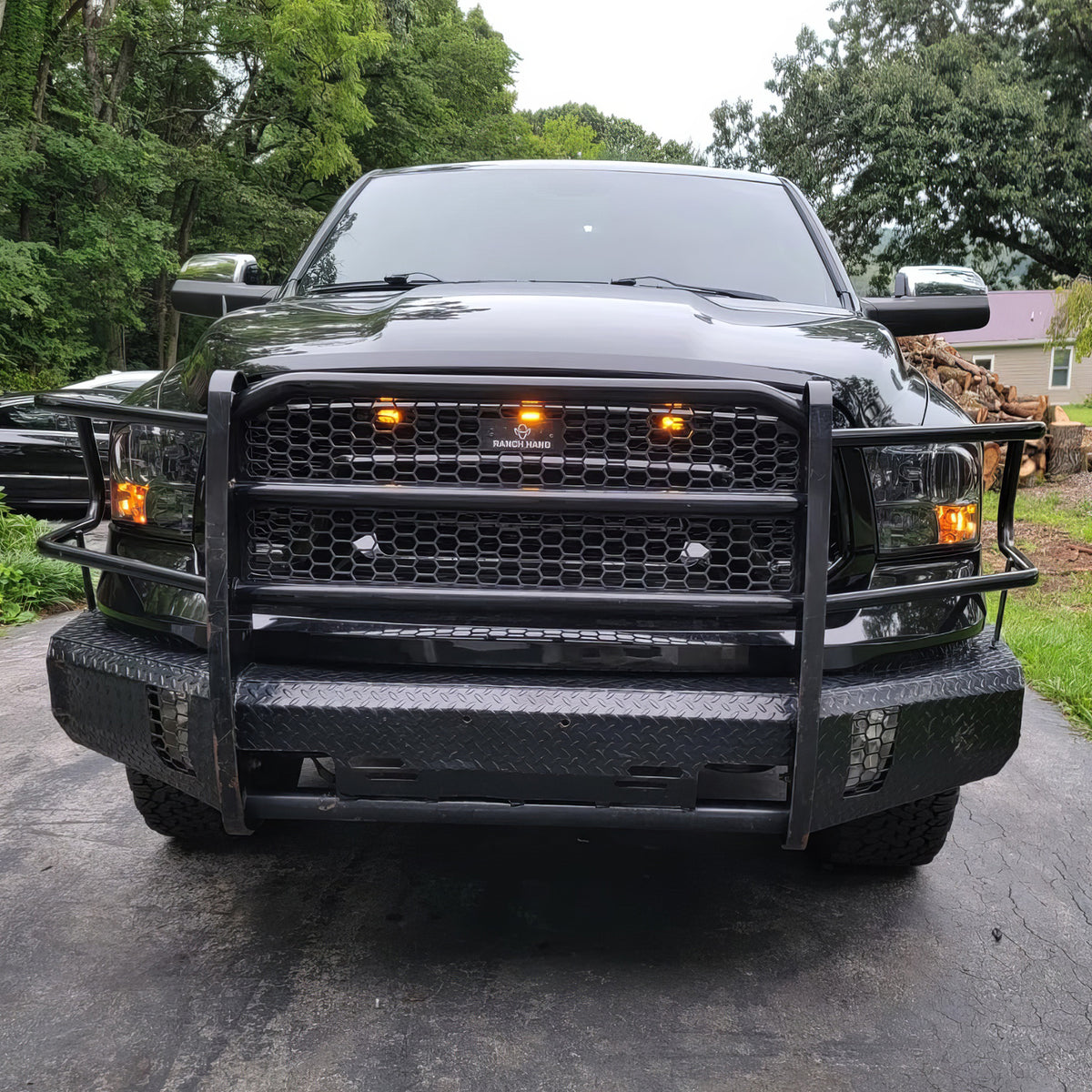 LED Grille Lights Replacement for Dodge Ram 1500 2500 3500 Classic Amber