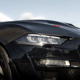 2018-2023 Ford Mustang Projector Headlights S650 Style LED Amber Sequential Turn Signals