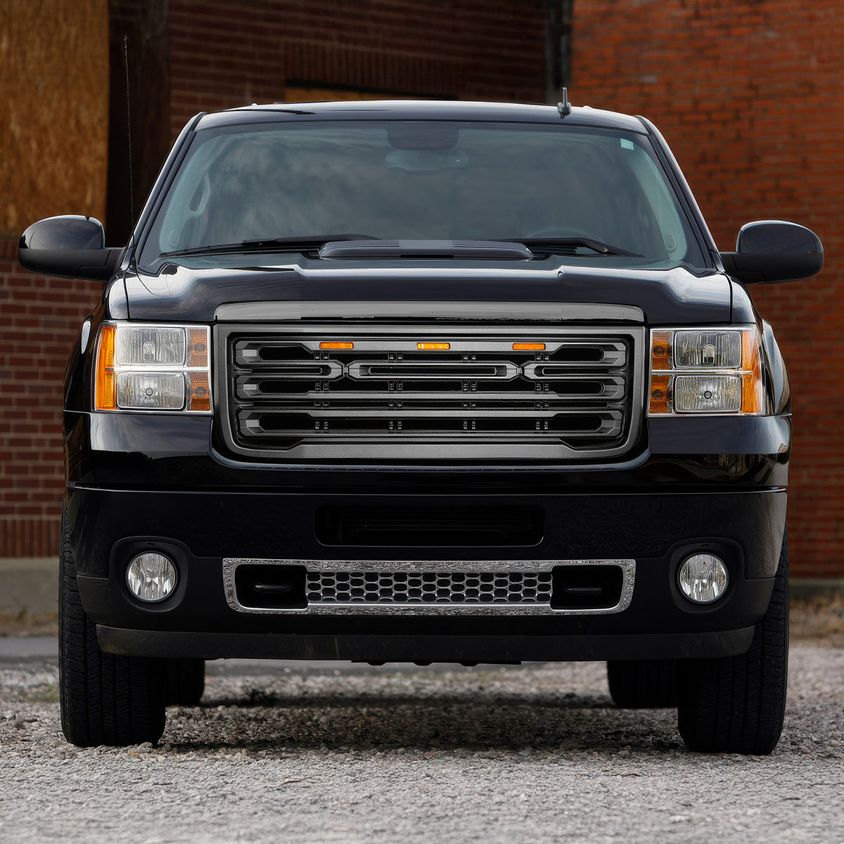 LED Grille Light w/ Wiring Harness for Chevy Silverado GMC Sierra 1500 3PCS