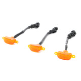 Dodge Ram 1500 2500 3500 3PCS Amber LED Grille Lights W/Wiring Harness