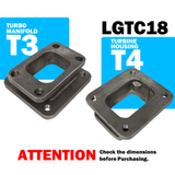 T3 for T4 cast iron flange turbocharger/turbo manifold adapter/conversion