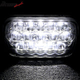 7x6 Inch Full LED Sealed Beam Square Projector Single Piece Headlight