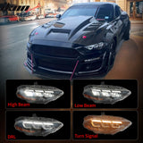 2018-2023 Ford Mustang Mach 1 Front Bumper Cover 2024 Headlights PP