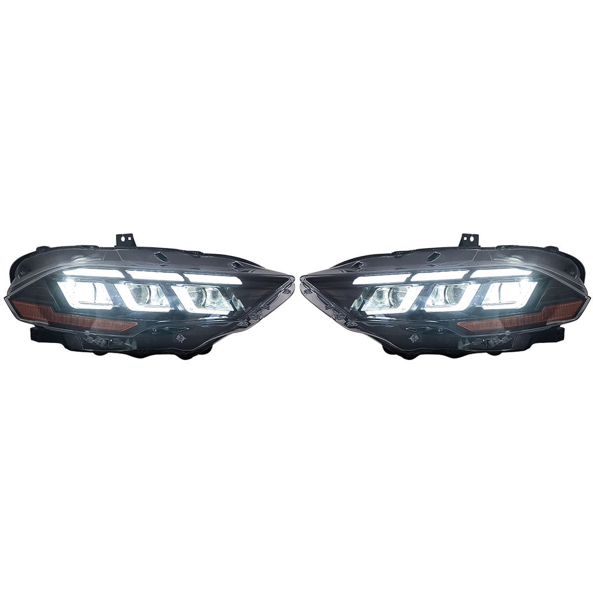 2018-2023 Ford Mustang EcoBoost GT V6 2024 Style Switchback Headlights