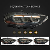 2018-2023 Ford Mustang EcoBoost GT V6 2024 Style Switchback Headlights