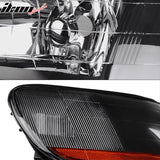 1998-2002 Honda Accord 2DR 4DR Black Driving Headlights Head Lamps