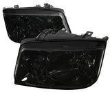 Spec-D Headlights VW Jetta MK4 (99-04) OEM Replacement Black / Smoke / Chrome
