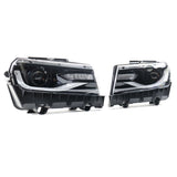 2014-2015 Chevrolet Camaro 6th Gen Style Projector DRL LED Headlights