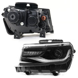 2014-2015 Chevrolet Camaro 6th Gen Style Projector DRL LED Headlights